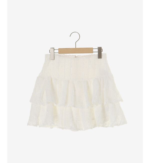  「キラふわシアーミニスカパン」|スカート|
