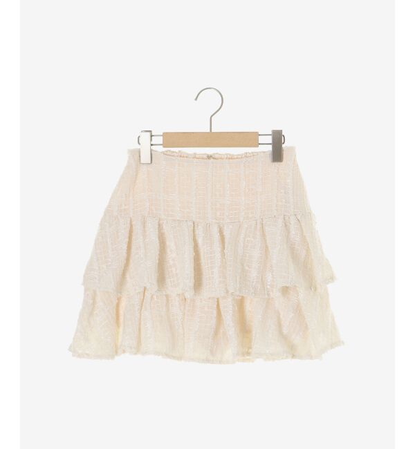  「キラふわシアーミニスカパン」|スカート|