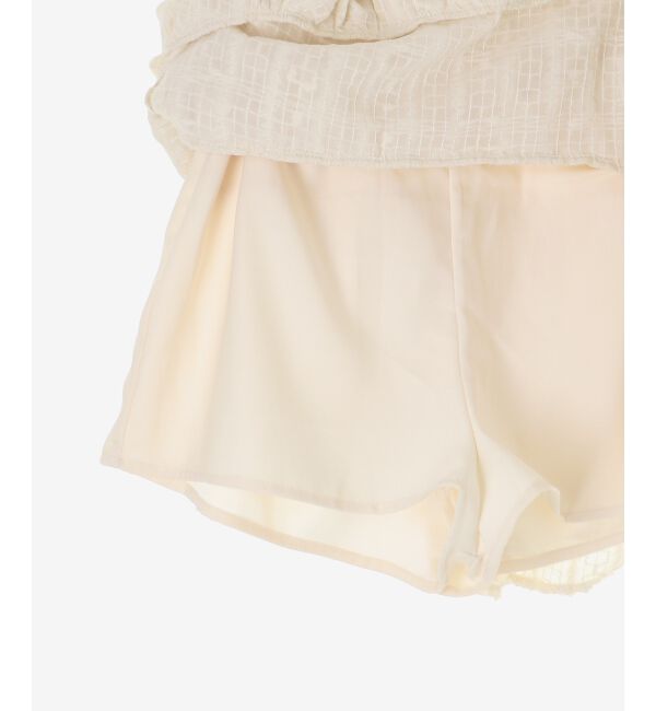  「キラふわシアーミニスカパン」|スカート|