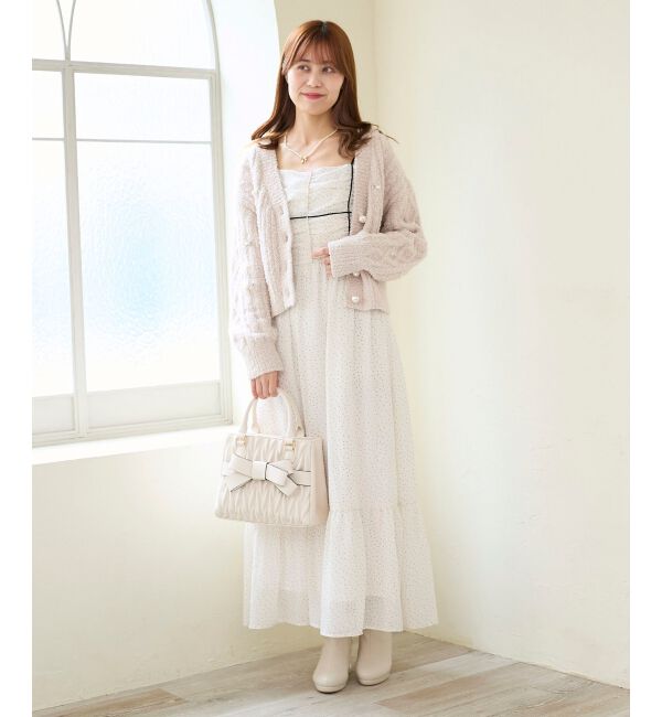  「ビジューマシュマロカーディガン」|カーディガン|