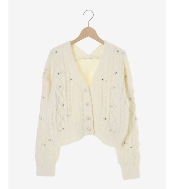  「ビジューマシュマロカーディガン」|カーディガン|