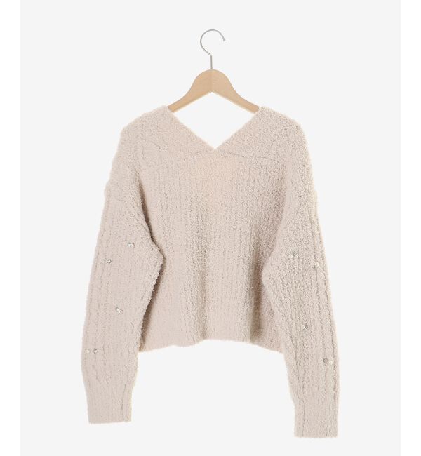  「ビジューマシュマロカーディガン」|カーディガン|