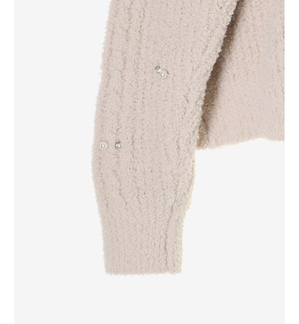  「ビジューマシュマロカーディガン」|カーディガン|