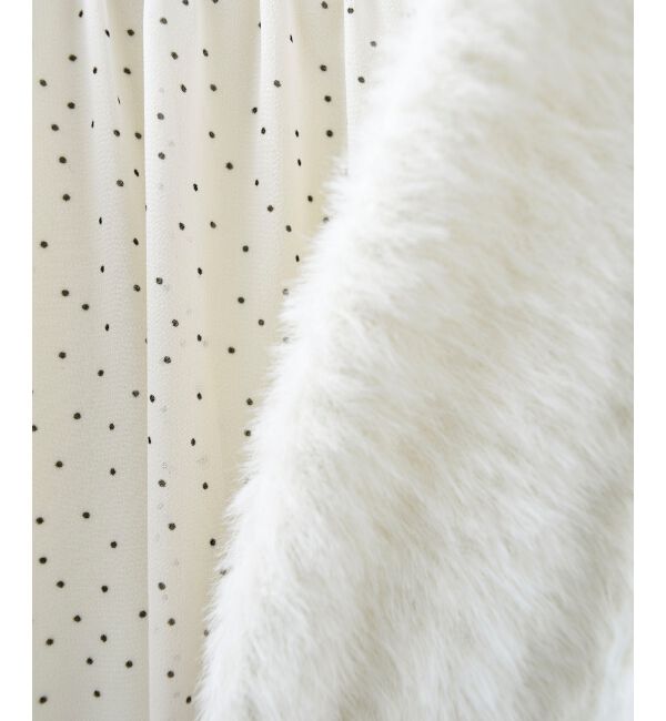  「シャギーボレロ&times;キャミワンピセット」|ワンピース|