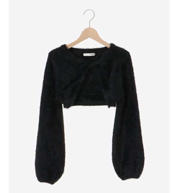  「シャギーボレロ&times;キャミワンピセット」|ワンピース|