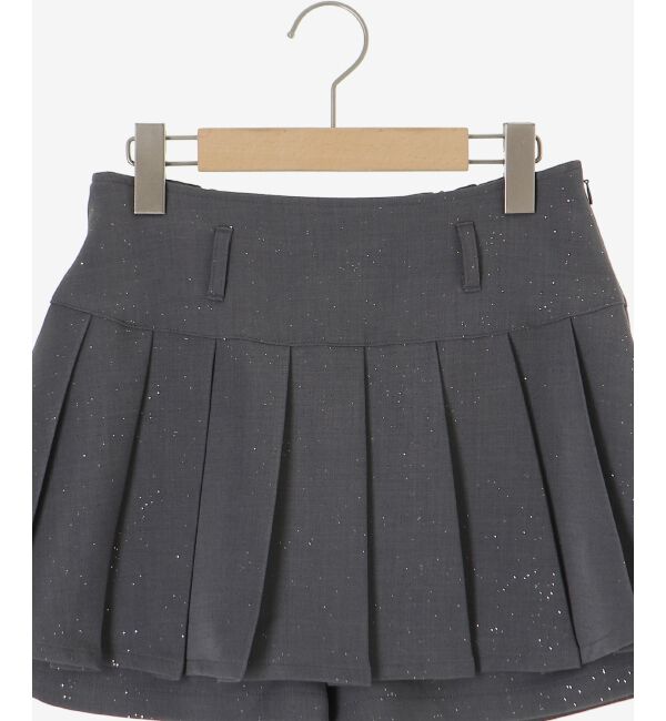  「ベルトセットキラキラミニスカパン」|スカート|