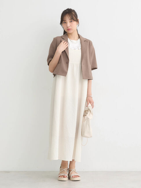 earth music&ecology「ショートジャケット」|テーラードジャケット|