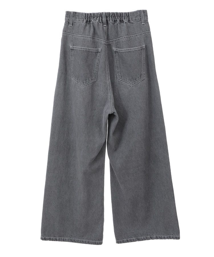 earth music&ecology「ワンポイントロゴ刺繍デニムパンツ」|デニム|