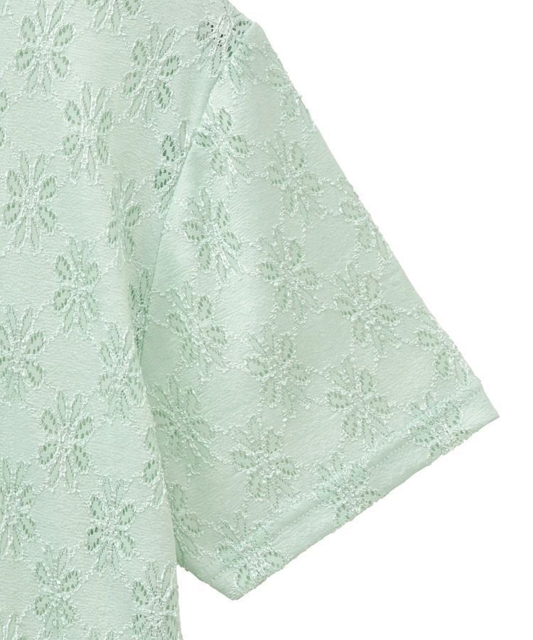 earth music&ecology「フラワーレースプルオーバー」|Tシャツ・カットソー|