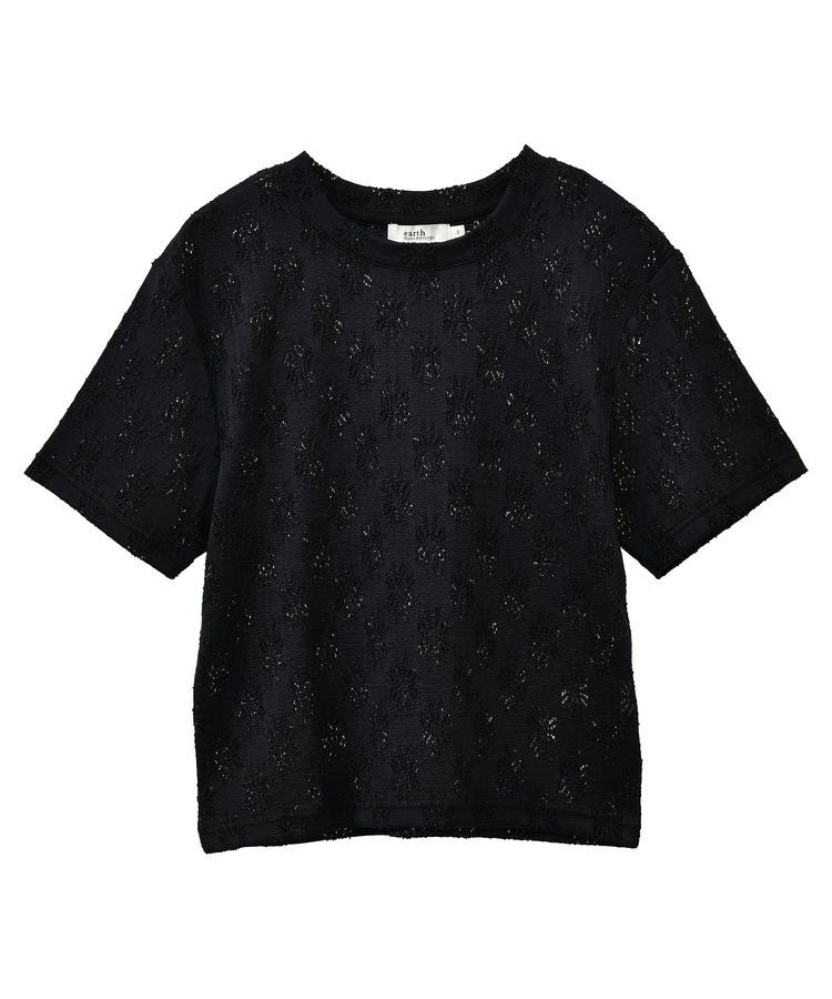 earth music&ecology「フラワーレースプルオーバー」|Tシャツ・カットソー|