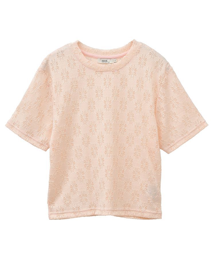 earth music&ecology「フラワーレースプルオーバー」|Tシャツ・カットソー|