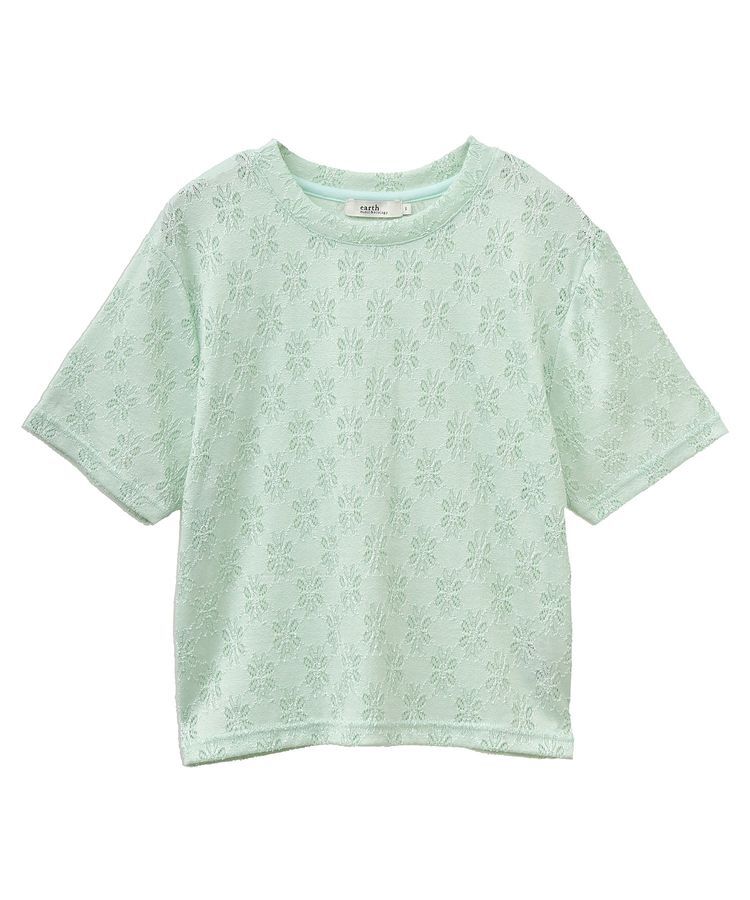 earth music&ecology「フラワーレースプルオーバー」|Tシャツ・カットソー|