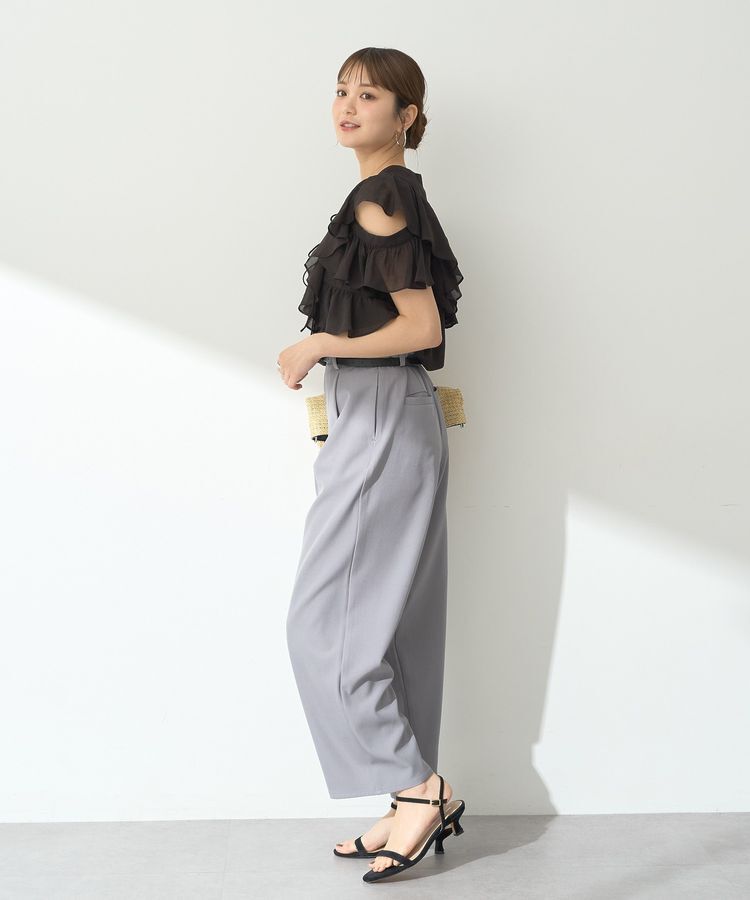 earth music&ecology「2WAYフリルブラウス」|シャツ・ブラウス|