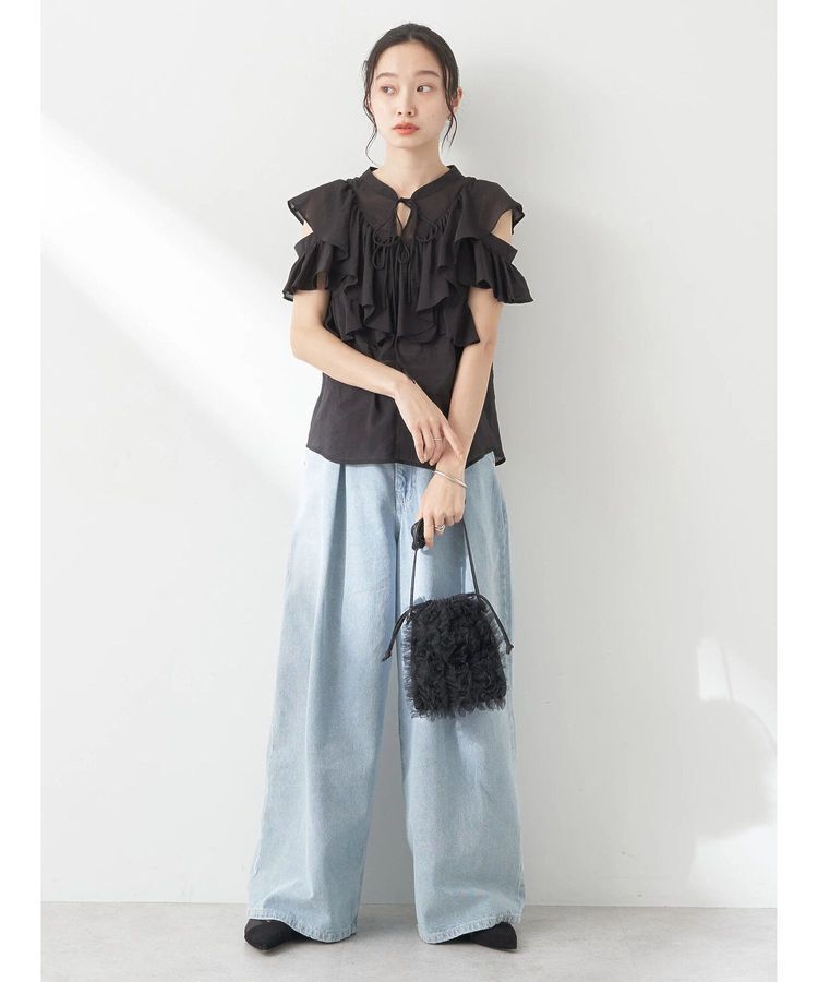 earth music&ecology「2WAYフリルブラウス」|シャツ・ブラウス|