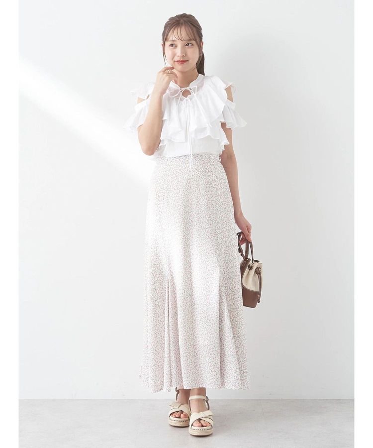 earth music&ecology「2WAYフリルブラウス」|シャツ・ブラウス|