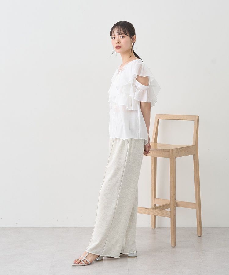 earth music&ecology「2WAYフリルブラウス」|シャツ・ブラウス|