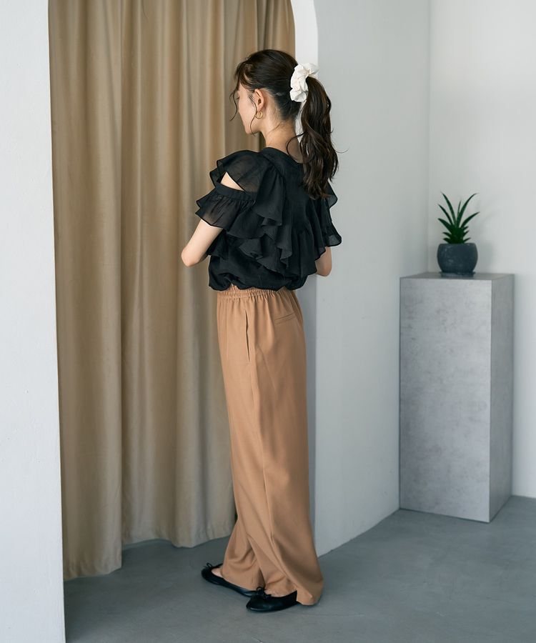 earth music&ecology「2WAYフリルブラウス」|シャツ・ブラウス|