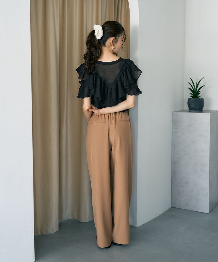 earth music&ecology「2WAYフリルブラウス」|シャツ・ブラウス|