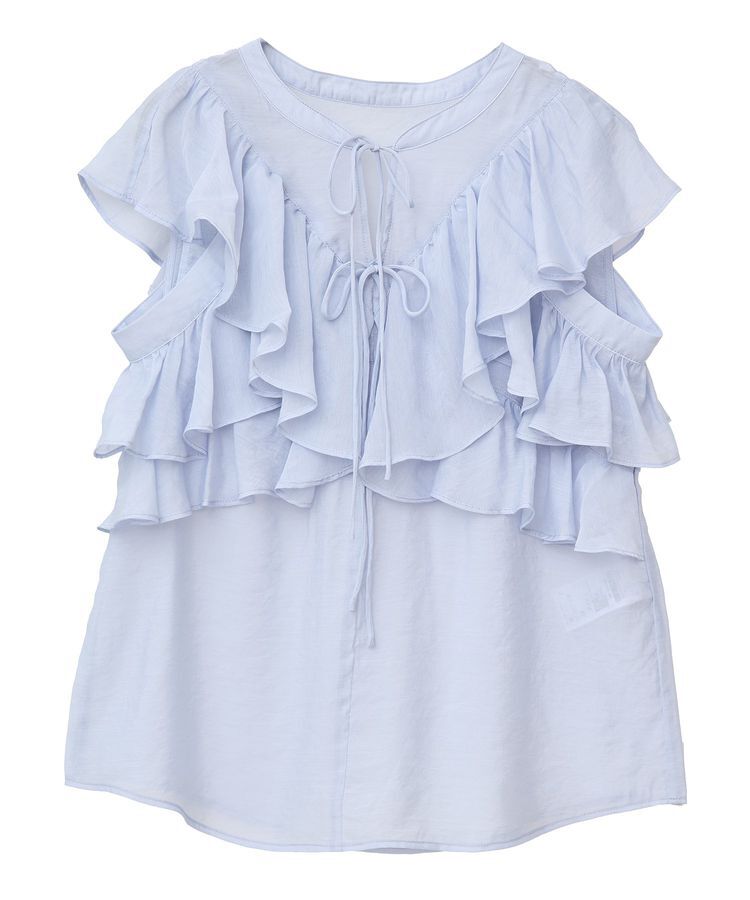 earth music&ecology「2WAYフリルブラウス」|シャツ・ブラウス|