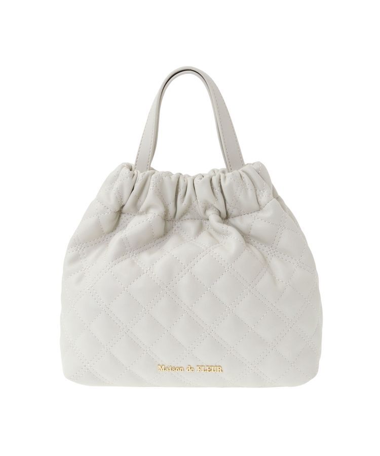 Maison de FLEUR「キルティング巾着バッグ」|その他|