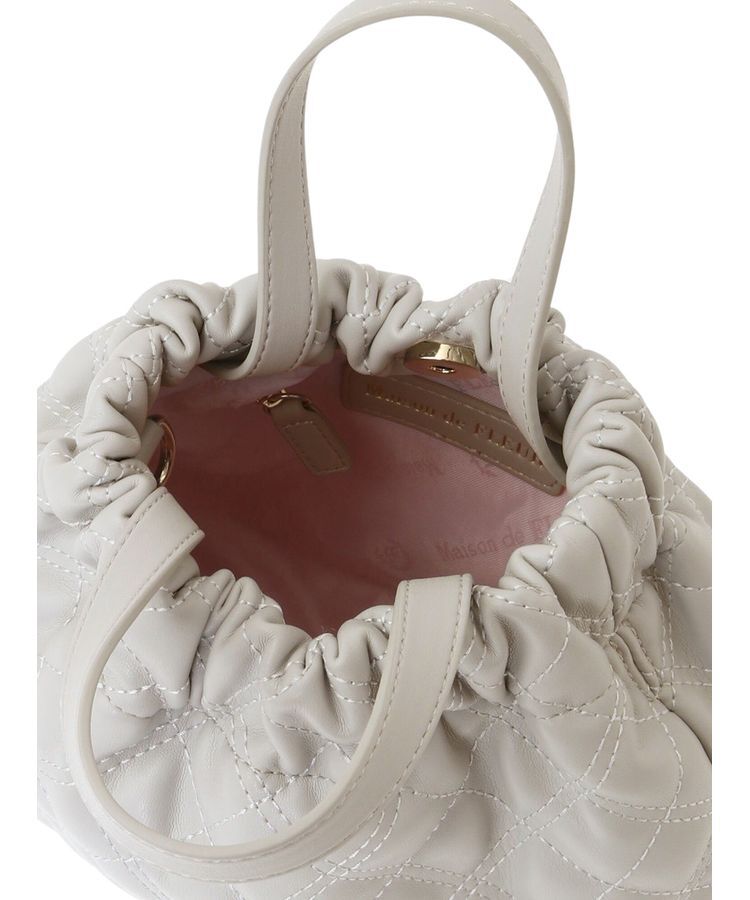 Maison de FLEUR「キルティング巾着バッグ」|その他|