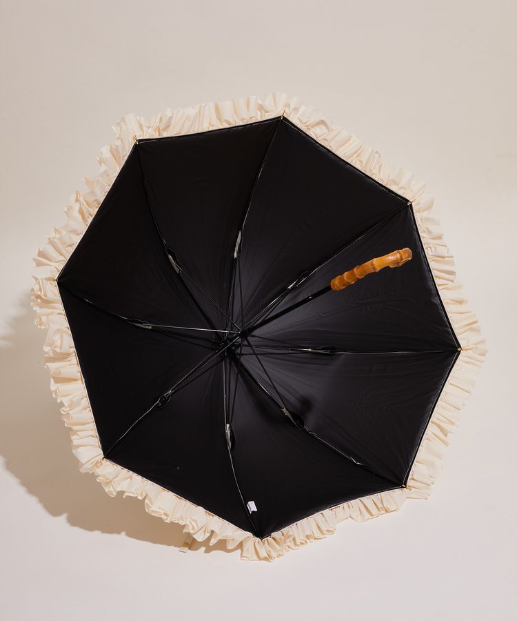 Maison de FLEUR「遮光&UV CUT フリル傘」|傘|