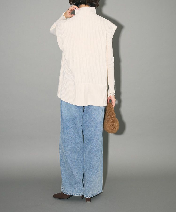 AnriettMusee「フロントジップベスト」|ベスト・ジレ|