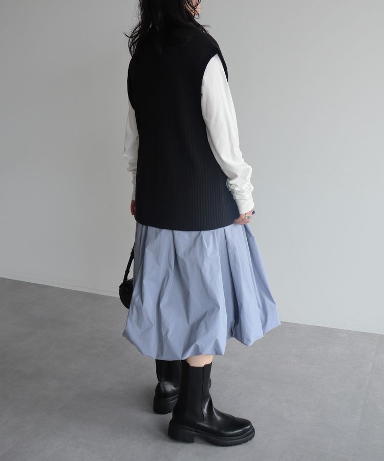 AnriettMusee「フロントジップベスト」|ベスト・ジレ|