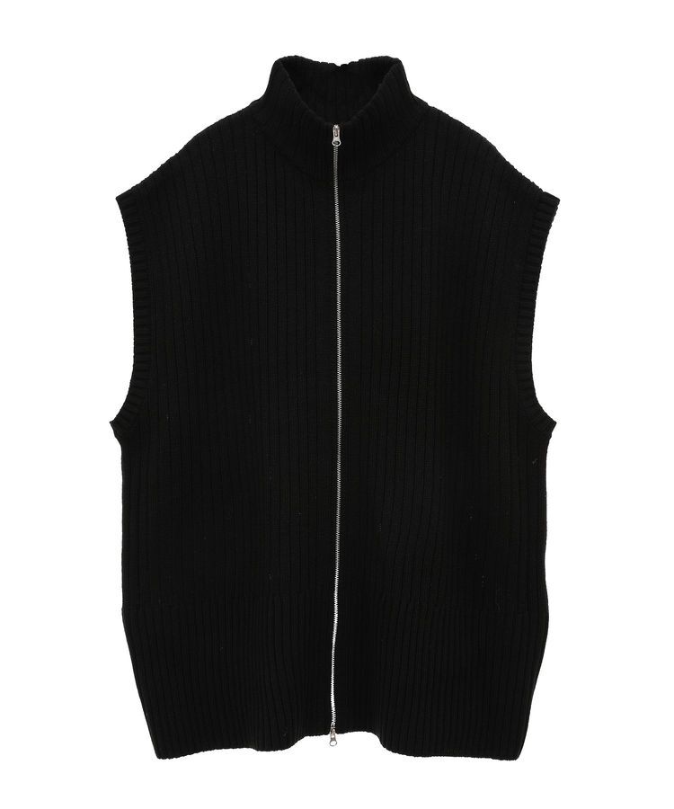 AnriettMusee「フロントジップベスト」|ベスト・ジレ|
