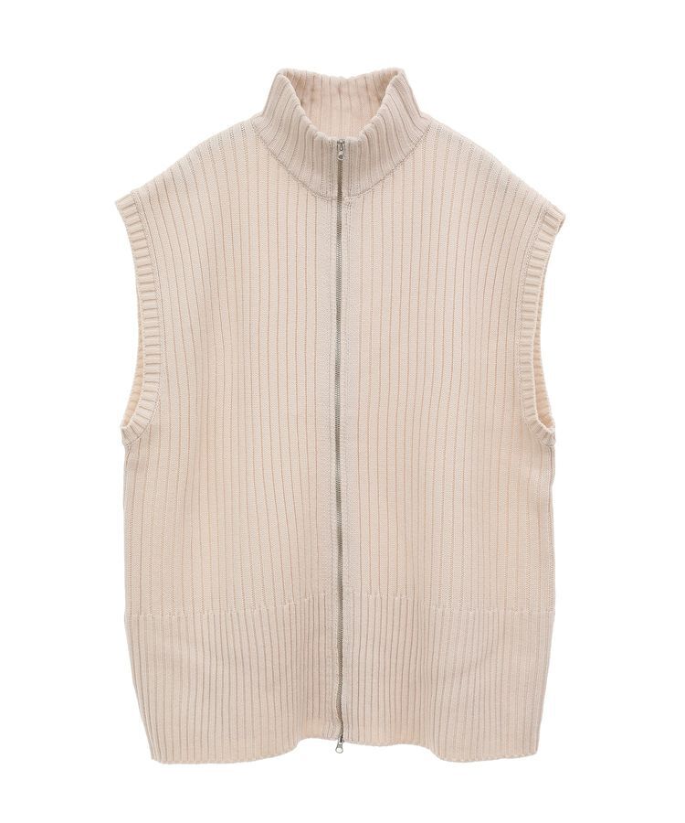 AnriettMusee「フロントジップベスト」|ベスト・ジレ|