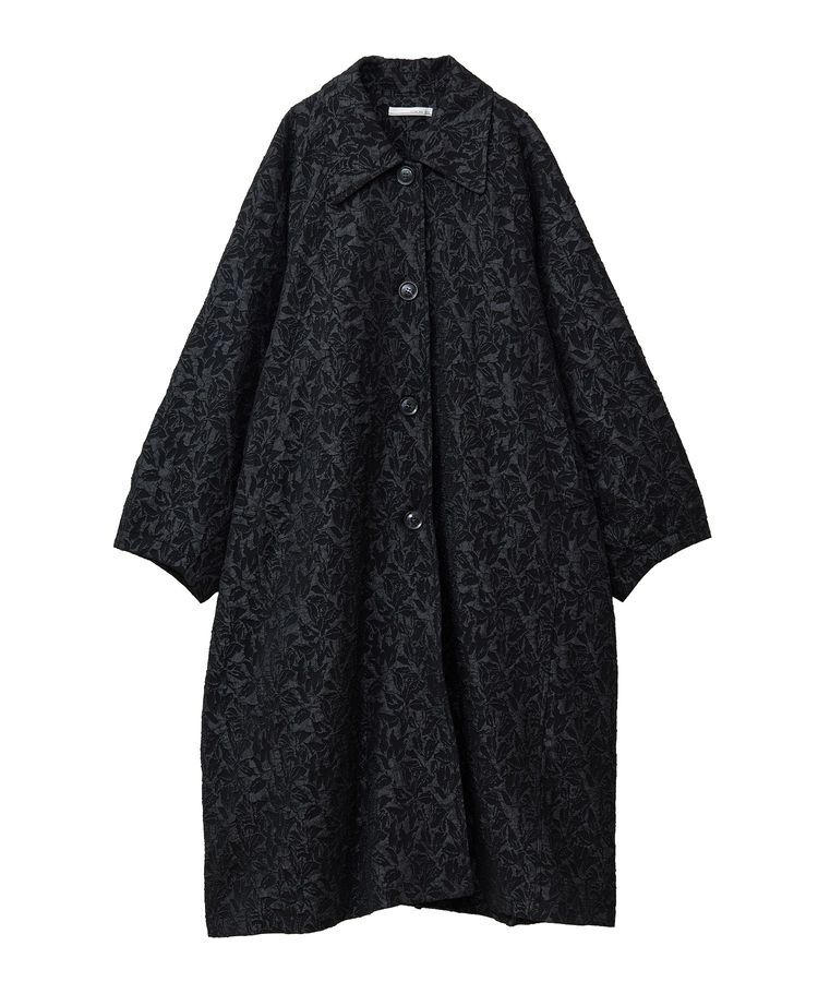 Green Parks「・ELENCARE DUE ジャカードステンカラーコート」|ステンカラーコート|