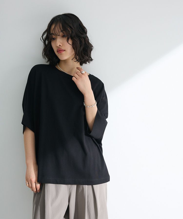 Green Parks「冷やっとすずやかドルマンプルオーバー」|Tシャツ・カットソー|