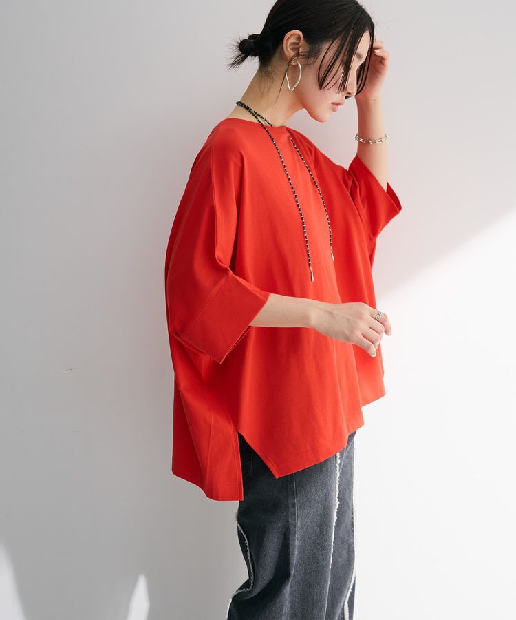 Green Parks「冷やっとすずやかドルマンプルオーバー」|Tシャツ・カットソー|