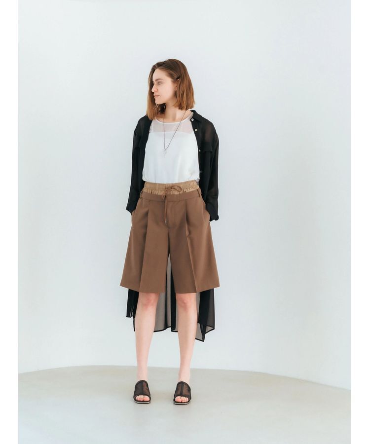 Editt by YECCA VECCA「Wウエストハーフパンツ」|その他|