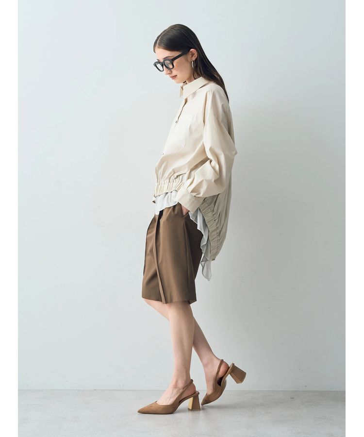 Editt by YECCA VECCA「Wウエストハーフパンツ」|その他|