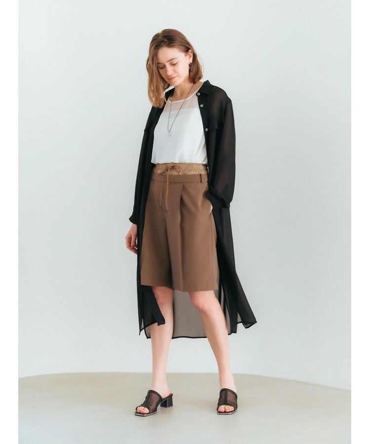 Editt by YECCA VECCA「Wウエストハーフパンツ」|その他|