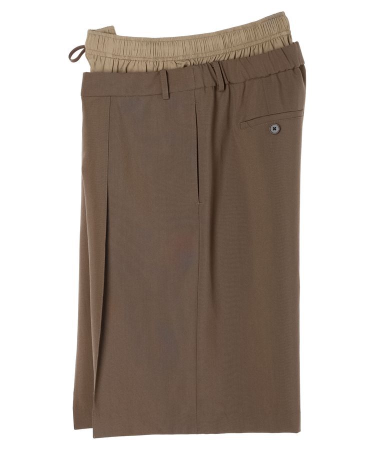 Editt by YECCA VECCA「Wウエストハーフパンツ」|その他|