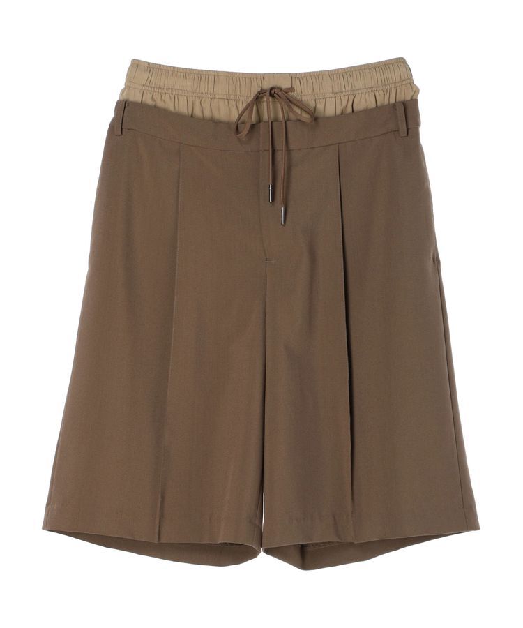 Editt by YECCA VECCA「Wウエストハーフパンツ」|その他|