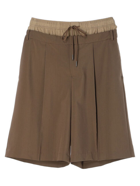 Editt by YECCA VECCA「Wウエストハーフパンツ」|その他|