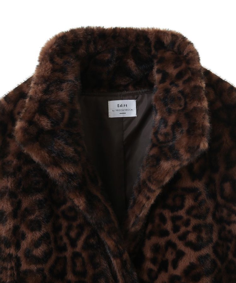 Editt by YECCA VECCA「レオパード柄ファージレ」|ブルゾン・スタジャン|