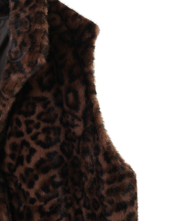 Editt by YECCA VECCA「レオパード柄ファージレ」|ブルゾン・スタジャン|