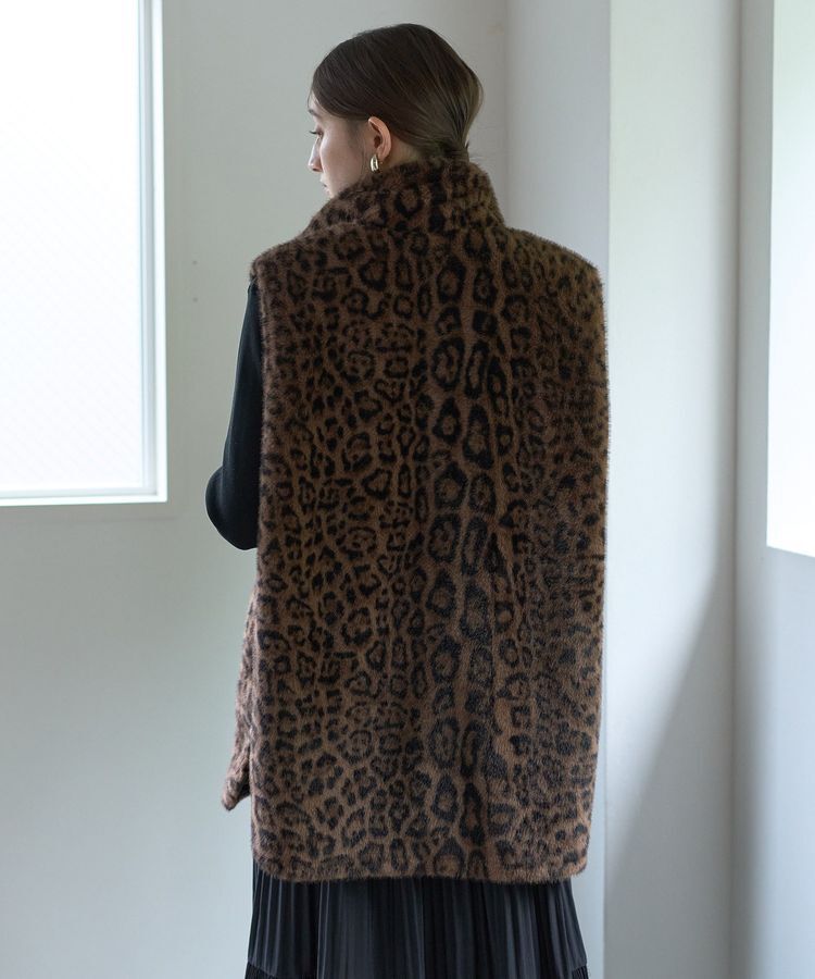 Editt by YECCA VECCA「レオパード柄ファージレ」|ブルゾン・スタジャン|