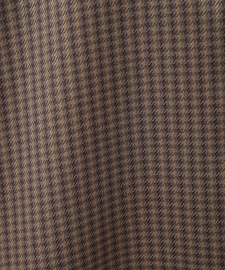 YECCA VECCA「チェック柄ロングジャケット②」|テーラードジャケット|