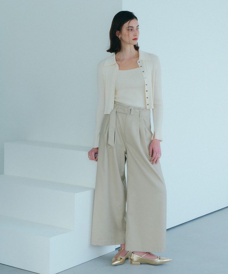 YECCA VECCA「【2点SET】キャミセット襟付きカーディガン」|カーディガン|