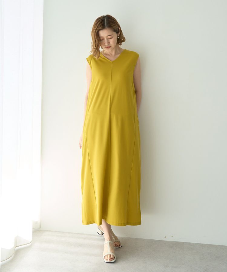 YECCA VECCA「2wayノースリーブカットワンピース」|ワンピース|