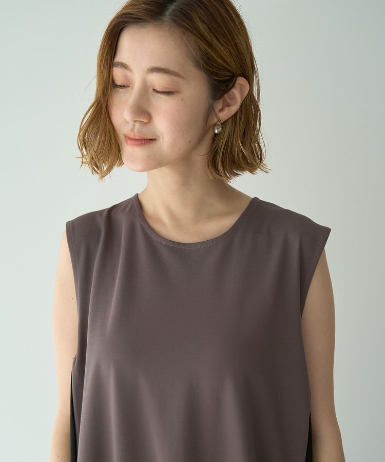 YECCA VECCA「2wayノースリーブカットワンピース」|ワンピース|