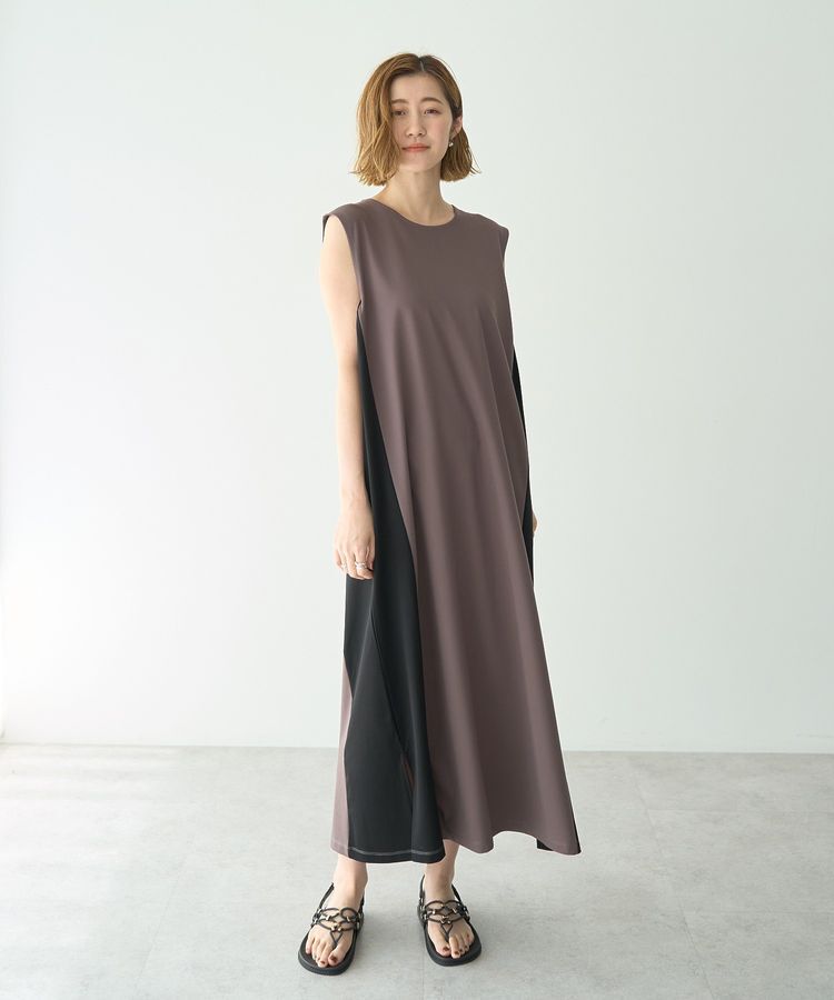 YECCA VECCA「2wayノースリーブカットワンピース」|ワンピース|