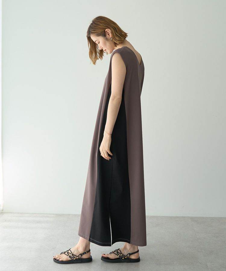 YECCA VECCA「2wayノースリーブカットワンピース」|ワンピース|