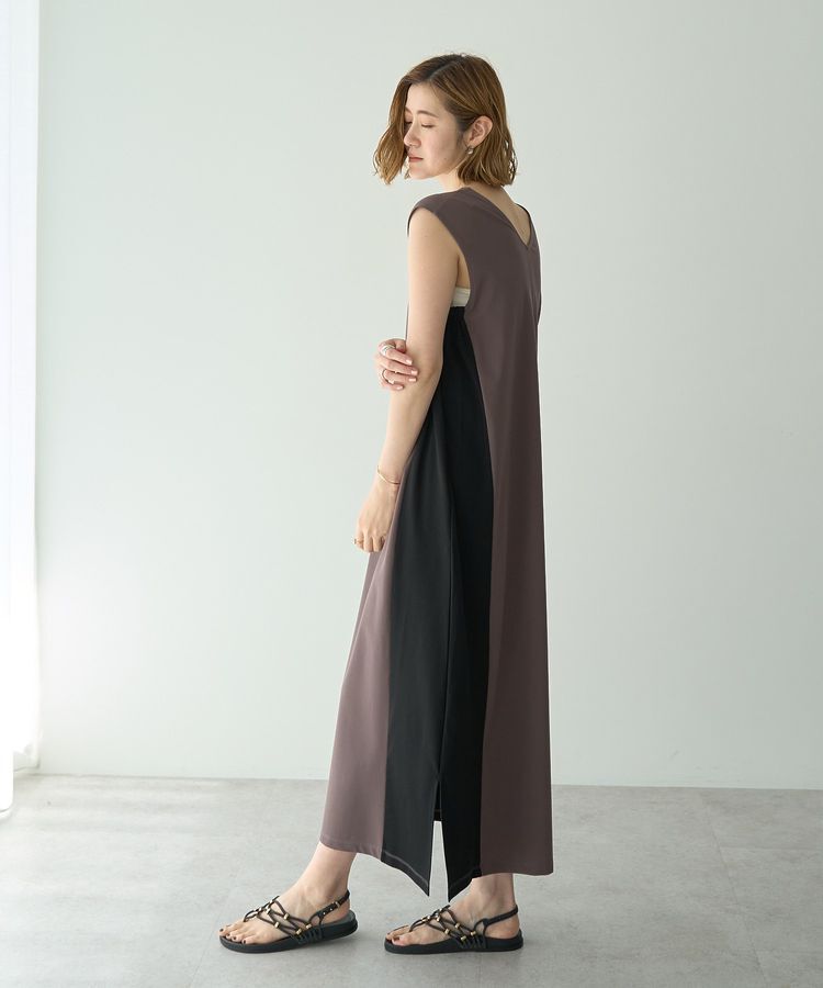 YECCA VECCA「2wayノースリーブカットワンピース」|ワンピース|