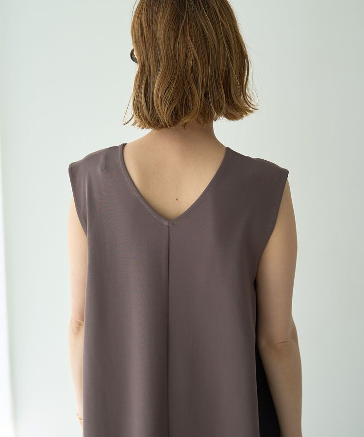 YECCA VECCA「2wayノースリーブカットワンピース」|ワンピース|
